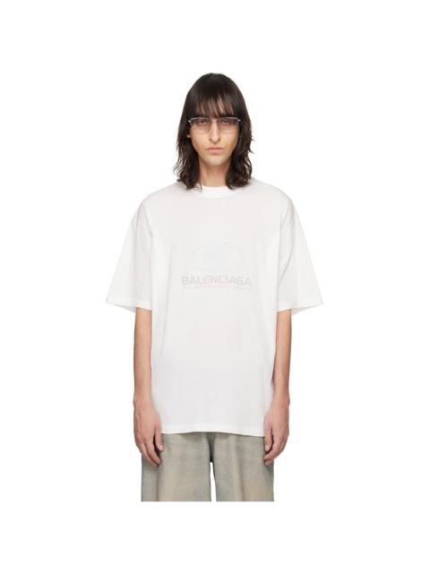 BALENCIAGA White Surfer T-Shirt