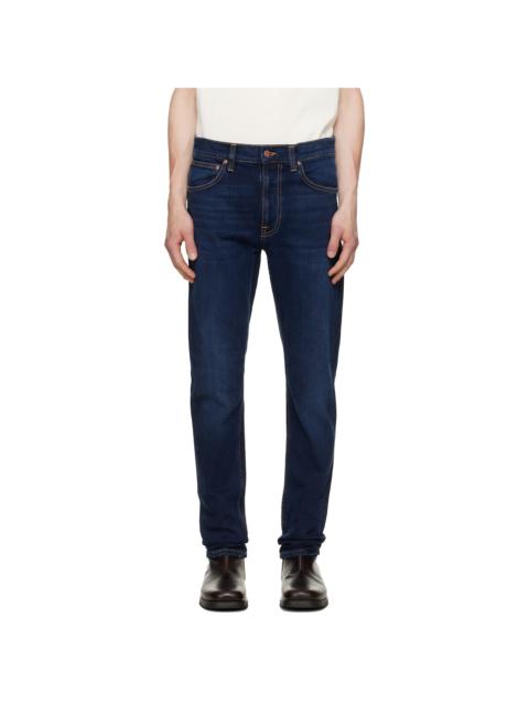 Nudie Jeans Navy Lean Dean Jeans