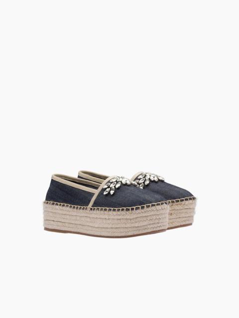 Miu Miu Denim espadrilles