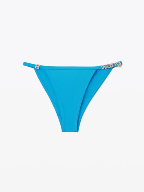 Alexander Wang DIAMANTE LOGO BIKINI BOTTOM IN JERSEY