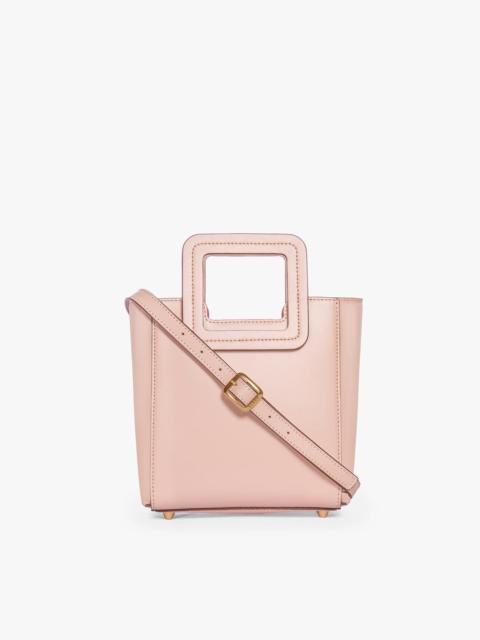 STAUD MINI SHIRLEY LEATHER BAG | BLUSH