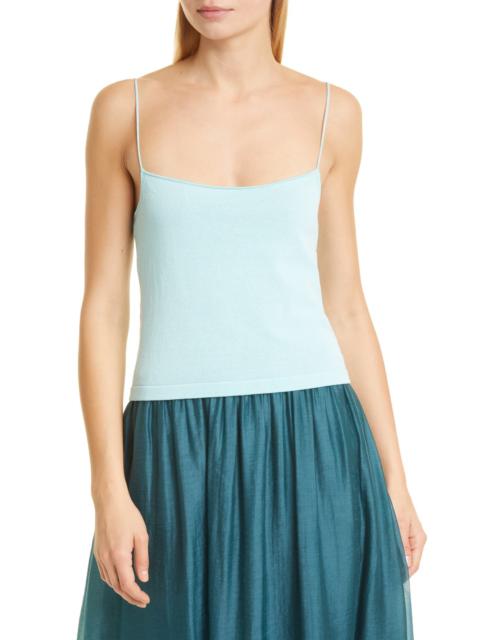 Vince Cotton Tank in Seafoam at Nordstrom