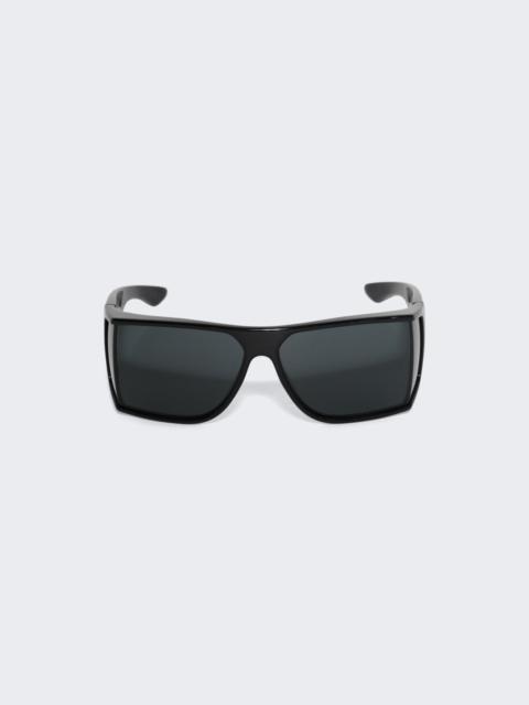 Logo Shield Sunglasses Black