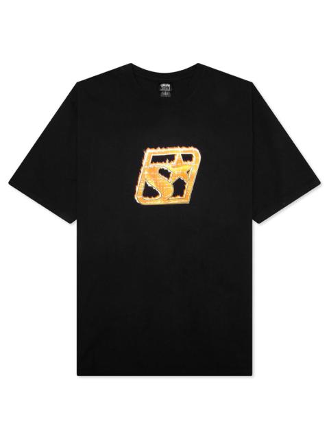 Stüssy BLAZE TEE - BLACK