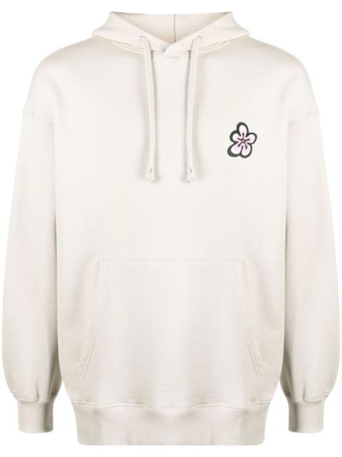 CAMPER floral print cotton hoodie