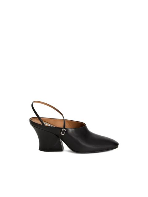 Jil Sander block-heel strap mules