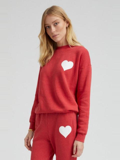 RED HEART CREWNECK SWEATSHIRT