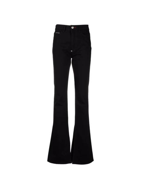 PHILIPP PLEIN high-rise flared jeans