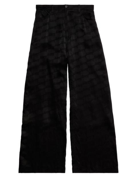 BALENCIAGA BB Monogram Fluid Low-rise Pants