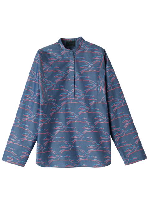 Longchamp Fall-Winter 2023 Collection Shirt Navy - OTHER