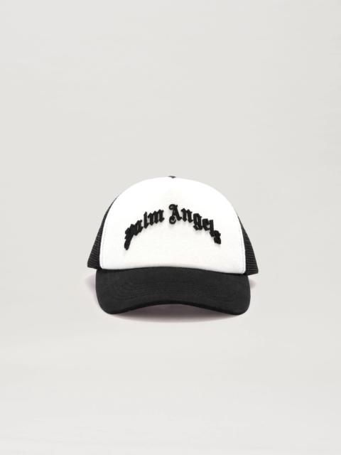 Palm Angels CURVED LOGO TRUCKER CAP