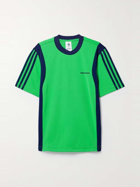 + Wales Bonner striped recycled-jersey piqué T-shirt