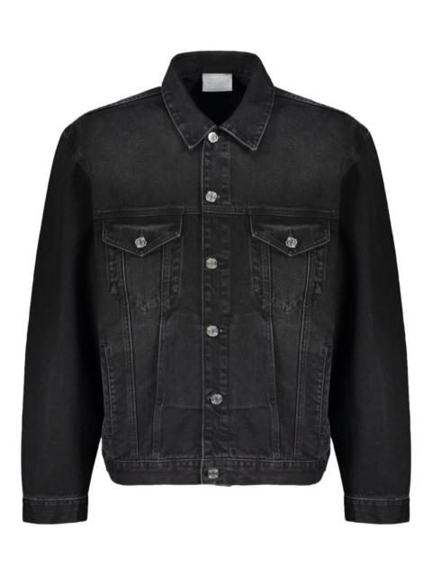 VETEMENTS logo-print cotton denim jacket