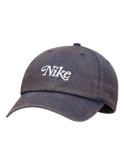 Nike Nike Alphabet Embroidered Cap Unisex Obsidian Color DH1637-451