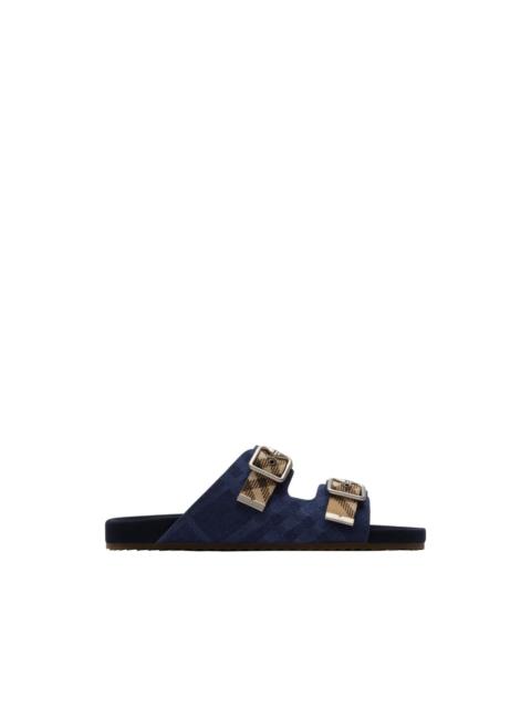 Burberry Check denim Urchin sandals