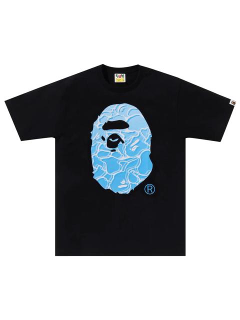 BAPE ABC Sea Surface Camo Ape Head Tee 'Black'