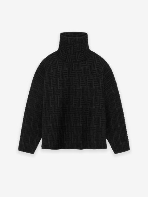 Fear of God Wool Jacquard High Neck Sweater