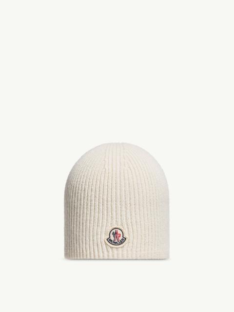 Moncler Logo Wool Beanie