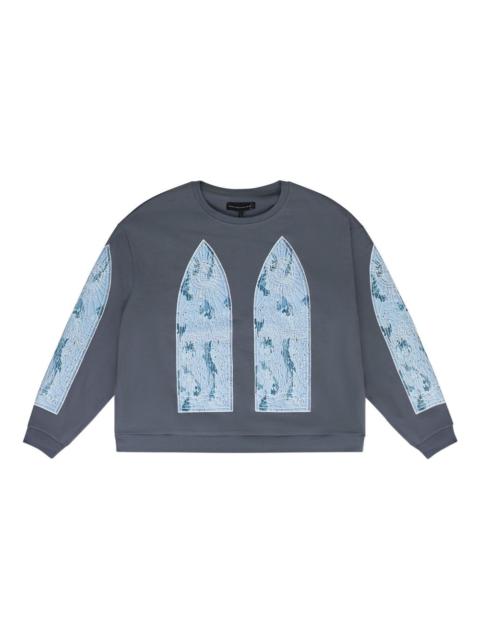 WHO DECIDES WAR graphic-print crew-neck sweatshirt