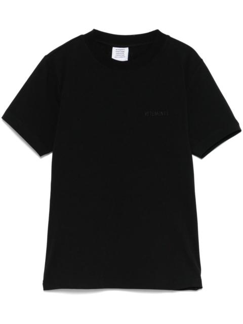 VETEMENTS logo-embroidered T-shirt