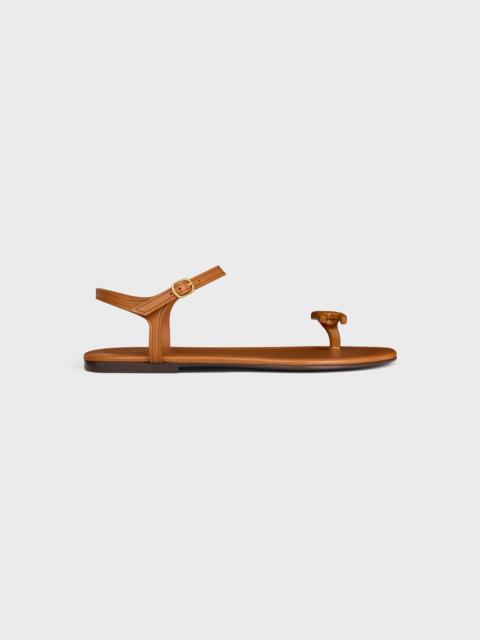 CELINE BAY - TRIOMPHE THONG SANDAL IN SUPPLE CALFSKIN