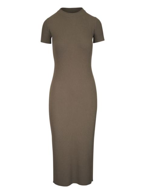 Vince ribbed midi dress