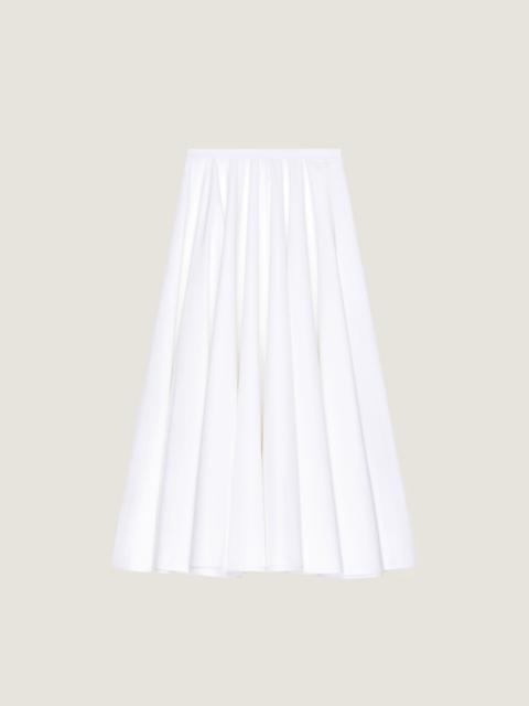 Givenchy LONG CIRCULAR SKIRT IN POPLIN