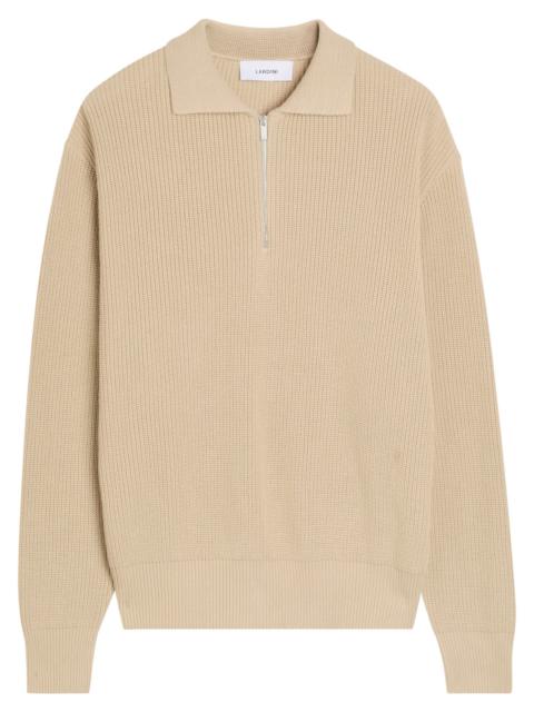 LARDINI Lardini Ribbed Knit Cotton Polo Shirt