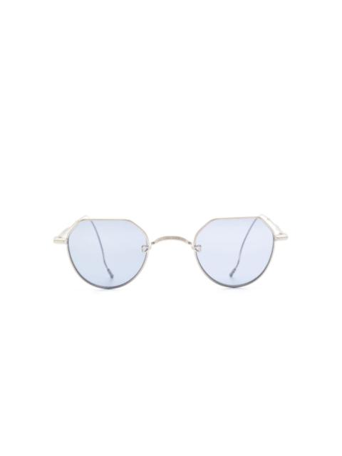 heart-motif pilot-frame sunglasses