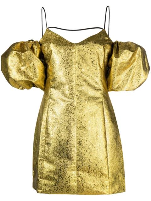 STINE GOYA Brera puff-sleeves minidress