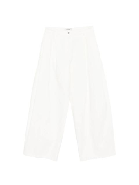 SYSTEM System Button-fastening Pleated Jeans