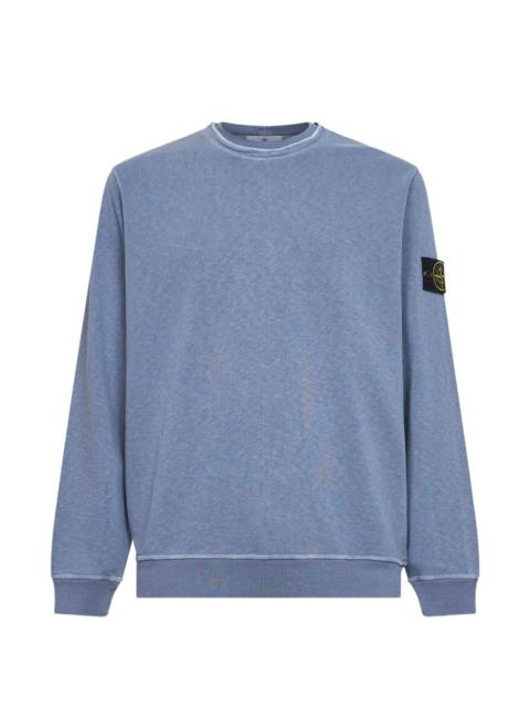 Stone Island badge ribbed sweatshirt