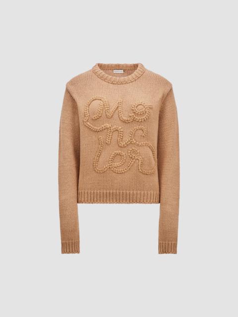 Moncler Embroidered Logo Cotton Sweater