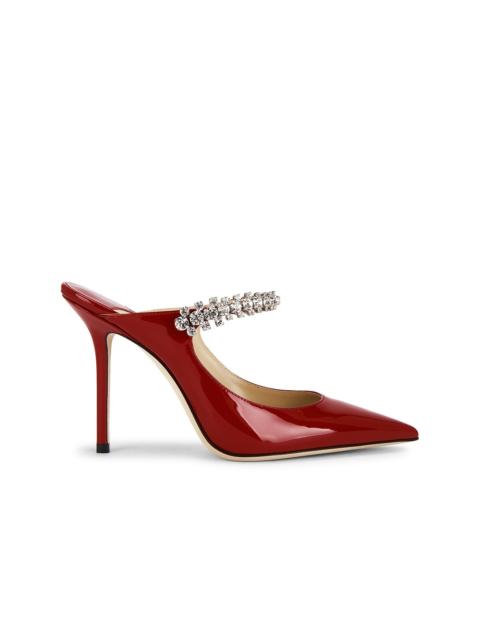 JIMMY CHOO Bing Patent Leather 100 Mule