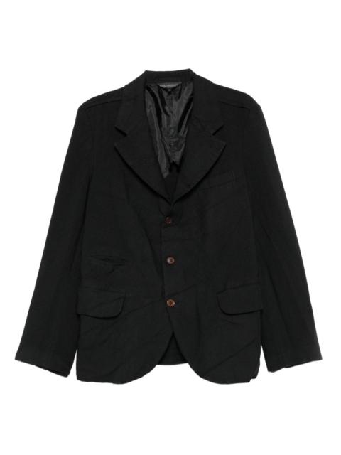 BLACK COMME des GARÇONS notched-lapel blazer