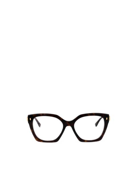 DSQUARED2 tortoiseshell-effect cat-eye frame glasses