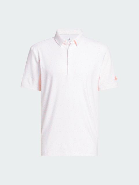 adidas ULTIMATE365+ CLIMACOOL BUTTERSPUN BREAK OUT PRINT POLO SHIRT