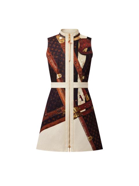 Louis Vuitton Denim LV Trunk Dress