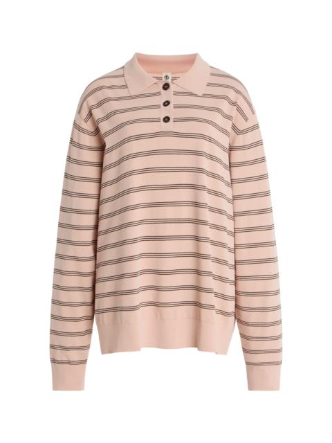 The Garment Madison Striped Polo Shirt stripe