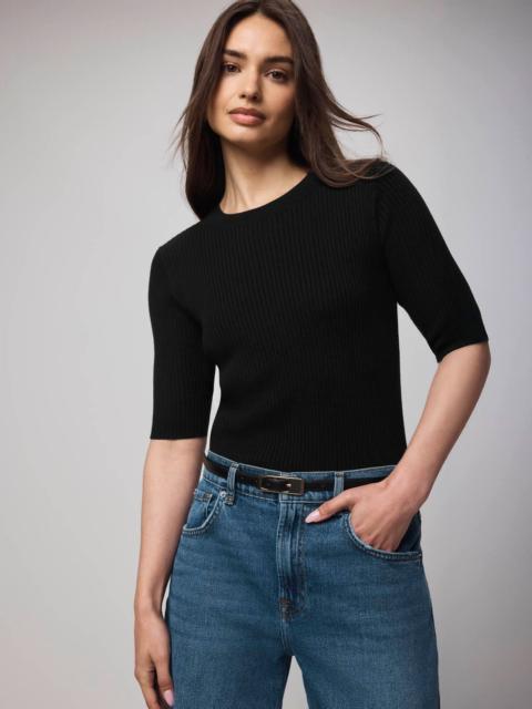 Splendid Georgie Cashblend Elbow Sleeve Sweater