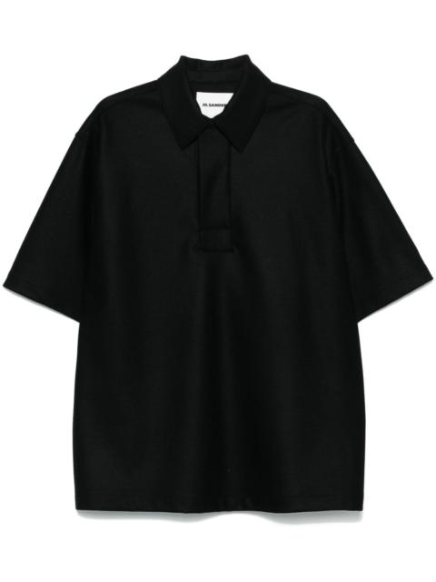 Jil Sander wool polo shirt