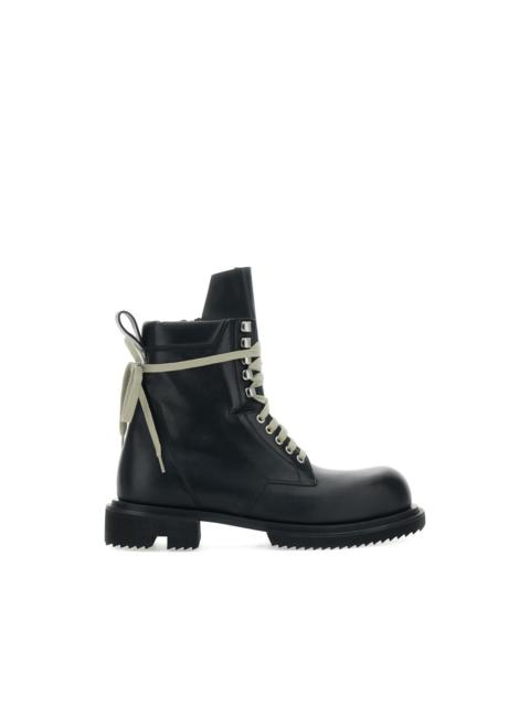 Rick Owens Low Army lace-up lug-sole boots