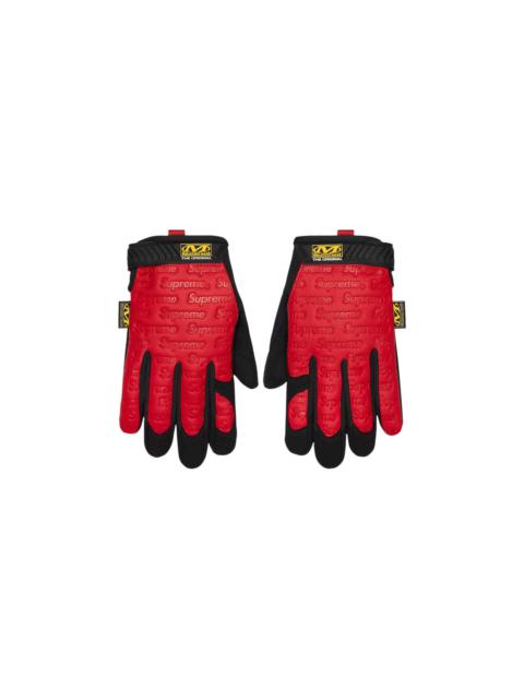 Supreme x Mechanix Leather Work Gloves 'Red'