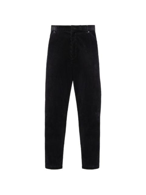 Pinwale corduroy tapered trousers