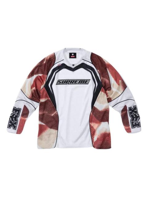 Supreme Supreme x FOX RACING FW23 Week8 Long Sleeve Jersey 'White' SUP-FW23-146