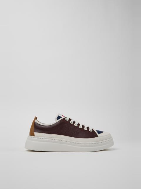 CAMPER Twins Multicolor Leather Sneakers for Women.