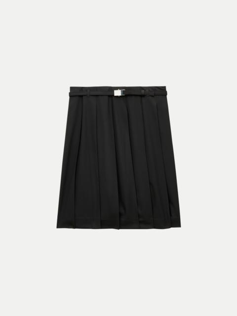 J.CREW Pleated prep skirt in Gramercy suiting