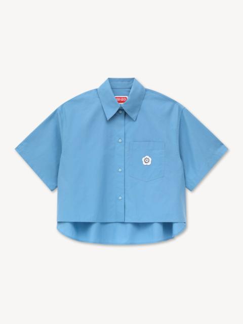 KENZO 'Boke Flower 2.0' short dropped shoulders shirt in cotton poplin