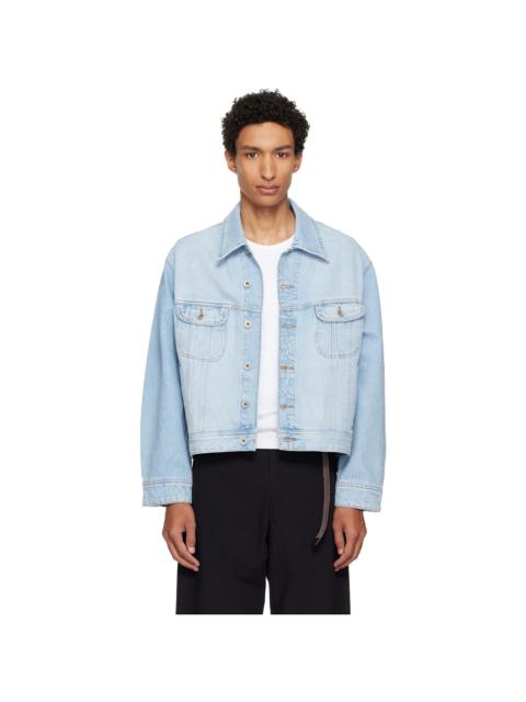 Studio Nicholson Blue Derby Denim Jacket