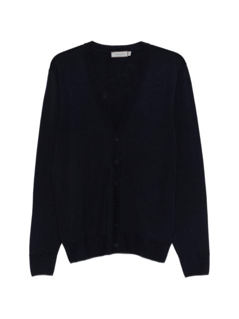 Canali button V-neck cardigan